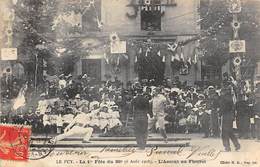 Thème   Escrime.      Le Puy En Velay   43    Fête Du 86 ème   1908   Assaut Au Fleuret     Escrimeurs       (voir Scan) - Fechten