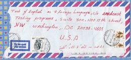 Egypt On Cover USA - 1993 To 1999 - Sphinx Ramses II - Lettres & Documents
