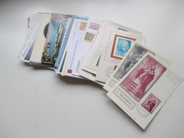 Vatican 1950 - 1982 Kleiner Belegeposten Mit Aerogramme / Ansichtskarten / Maximumkarten Usw. Insgesamt 72 Stk. - Collections