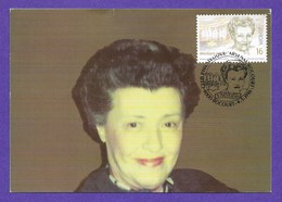 Belgien 1996  Mi.Nr. 2688 , EUROPA CEPT Berühmte Frauen - Yvonne Nevejean - Maximum Card - 04.05.1996 - 1996