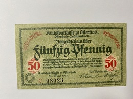 Allemagne Notgeld Osterholz 50 Pfennig - Collections