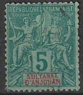 Anjouan N° 4 Type Sage (F3) - Used Stamps