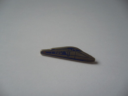 PIN'S PINS TGV BLEU TRAIN GRANDE VITESSE THÈME SNCF TRAINS - TGV