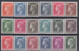 Luxembourg - CHARLOTTE 1948/51 MNH - 1948-58 Charlotte Linkerkant