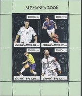 Soccer World Cup 2006 - GUINEA BISSAU - S/S Silver MNH - 2006 – Deutschland