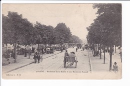 214 - ANGERS - Boulevard De La Mairie Et Son Marché Du Samedi - Angers