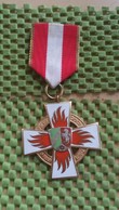 Medaille :Deutland -Orden Feuerwehr NRW Nordrhein Westfalen .  / Vintage Medal - Pompiers