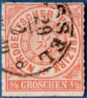 Cassel Einkreis Auf NDP ½ Gr 1868 German League Postmark - 1812.2815 - North German Conf.