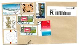 Bundesrepublik XX013 / Briefteil Mit 8 Marken 2019 Per Einschreiben - Gebraucht