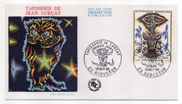 FDC  - -1966 - AUBUSSON - 23 --Tapisserie De Jean De Lurçat.....cachet  AUBUSSON - 23 - 1960-1969