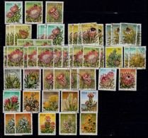 A0855 SOUTH AFRICA, 1977 Small Lot Of Plant Definitives - Colecciones & Series