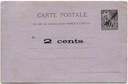 !!! PRIX FIXE : COLO GENERALES, ENTIER POSTAL 10C NOIR ALPHÉE DUBOIS SURCHARGÉ SPÉCIMEN - Alphée Dubois