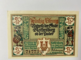 Allemagne Notgeld Rothenburg 50 Pfennig - Collections