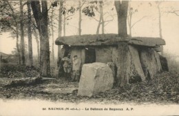 49 - SAUMUR - Dolmen De Bagneux Durant La Guerre 14/18 - Deux Soldats S'en Servant Comme Abri ? - Saumur