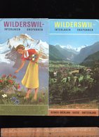 Dépliant Touristique WILDERSWIL INTERLAKEN UNSPUNNEN Berner Oberland Suisse - Tourism Brochures