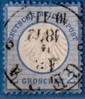 Gera Einkreis Auf 2 Gr, Kleines Brustschild 1872 Germany 1812.2839 - Usati