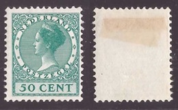 Olanda, 50 Centesimi Verde Dentellato 12 1/2 Del 1924 Nuovo *         -CK45 - Unused Stamps