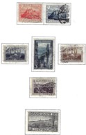 LUXEMBOURG 1921-26 SCOTT 126-130(o), 152* CATALOGUE VALUE US$19.90 - Oblitérés