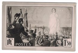 Epreuve Photo De La Maquette Originale De DELZERS, Type Adopté  : PAX, Rassemblement Pour La Paix 1936 (rare) - Ongebruikt
