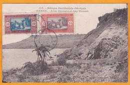 1915 - Carte Postale De Dakar, Sénégal Vers Bordeaux, France  - Affranchissement 25 C - Storia Postale