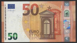 50 EURO ITALIA  SA  S021 H5 LAST POSITION  Ch. "36"  - DRAGHI   UNC - 50 Euro