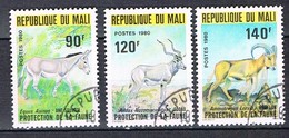 Protection De La Faune N°359 360 362 - Mali (1959-...)