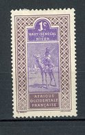 HAUT SENEGAL ET NIGER (RF) - DIVERS - N°Yt  18 (*) - Unused Stamps