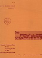 Les Feuilles Marcophiles - N°193 - Voir Sommaire - Frais De Port 2€ - Filatelia E Storia Postale