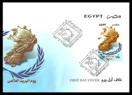 Egypt - 2002 - FDC - ( World Post Day ) - Brieven En Documenten