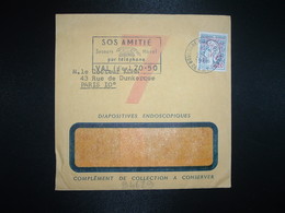 LETTRE DIAPOSITIVES ENDOSCOPIQUES TP M. DE COCTEAU OBL.MEC.21-9 1966 92 BOULOGNE BILLANCOURT PPAL - 1961 Marianne Of Cocteau