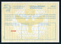 COUPON-REPONSE INTERNATIONAL SUISSE "CN 01 (ancien C 22)" - Reply Coupons