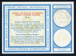 COUPON-REPONSE INTERNATIONAL "C 22" De JERSEY, LES ÎLES DE LA MANCHE De 1974 - Buoni Risposte