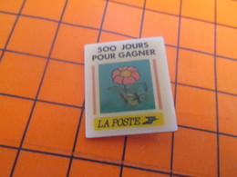 2019 Pin's Pins / Beau Et Rare / Thème POSTES : LA POSTE 500 J POUR GAGNER FLEUR ROSE - Postes