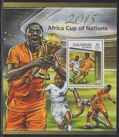 Africa Cup Of Nations Soccer Football Solomon Islands MNH S/S Stamp 2015 - Coppa Delle Nazioni Africane