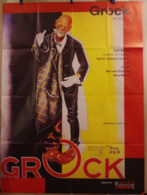 AFF CINE ORIG GROCK (1931) Gina Manes Léon Bary Max Van Embden 120X160 - Afiches & Pósters