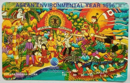 Indonesia 100 Units  " Asean Environmental Year 1996 " - Indonesien