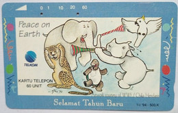 Indonesia 60 Units  " Selamat Tahun Baru  ( Happy New Year ) {eace On Earth " - Indonésie