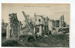 CPA  51 : BETHENY Ruines De L'église    A  VOIR  !!!!!!! - Bétheny