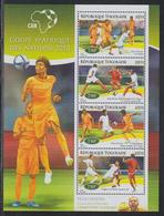 Africa Cup Of Nations Soccer Football Togo MNH M/S Of 4stamps 2015 - Afrika Cup