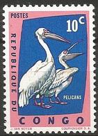 Congo - MNH- 1963 - Great White Pelican ( Pelecanus Onocrotalus ) - Pelicans