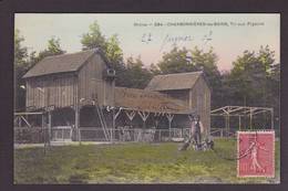 CPA Tir Aux Pigeons Circulé Charbonnières Les Bains - Waffenschiessen