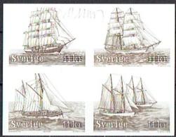 Sweden 2007. Sailing Ships. Blackprint.  Signed. - Ensayos & Reimpresiones