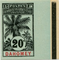 !!! PRIX FIXE : DAHOMEY, N°23, 20C PALMIERS GRAND BORD DE FEUILLE NON DENTELÉ NEUF TOUJOURS SANS GOMME - Nuovi