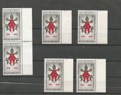 OCB 1362   ** Postfris Zonder Scharnier 4 Verschillende Plaatnummers - 1961-1970