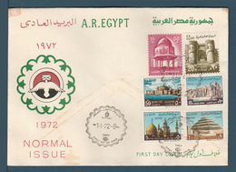 Egypt - 1972 - RARE - FDC - ( Definitive - Regular Issue ) - Storia Postale