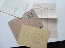 Franz. Zone Saargebiet 1947 Michel Nr. 211 MeF Waagerechtes Paar Brief Mit Inhalt! Tiefbau Konstantin V. Bormann - Storia Postale