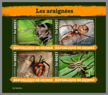 GUINEA REP. 2019 MNH Spiders Spinnen Araignees M/S - OFFICIAL ISSUE - DH1951 - Ragni
