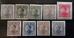 PORTUGAL 1910 , D Manuel II , 9 Timbres  154 / 162 , Neuve * Cote 33 Euros - Nuovi