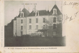 72 - La Flèche (Sarthe) - Les Bords Du Loir - Château De La Poissonnière - La Fleche