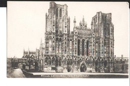 Wells Cathedral. The West Front. Wildt & Kray London E. C. - Wells